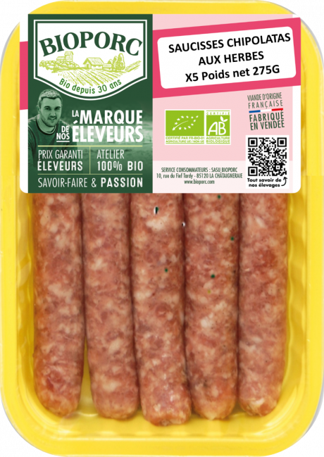 Chipolatas Herbes x5
