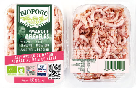 Allumettes de bacon 2x75g