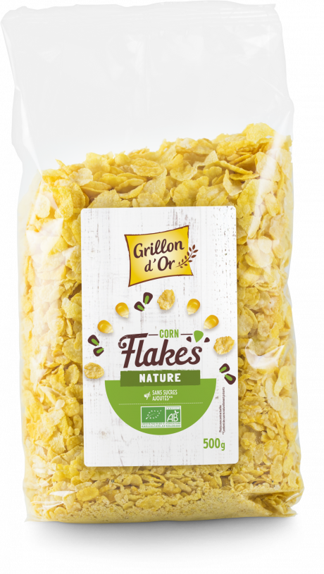 Corn flakes nature sans sucre ajoute 500g GO AB
