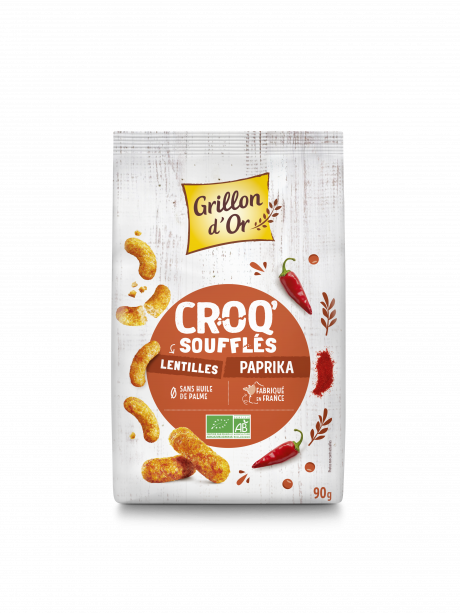 Croq' soufflés lentilles paprika 50g GO AB