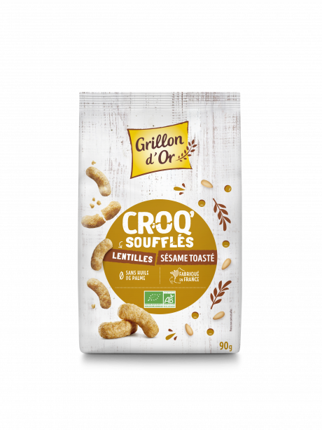Croq' soufflés lentilles sesame toaste 50g GO AB