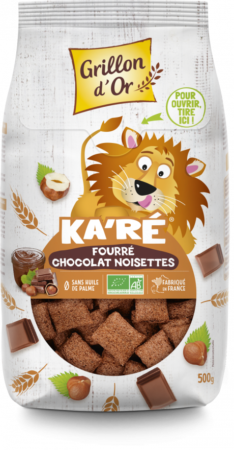 Ka're fourre chocolat noisettes 500g GO AB