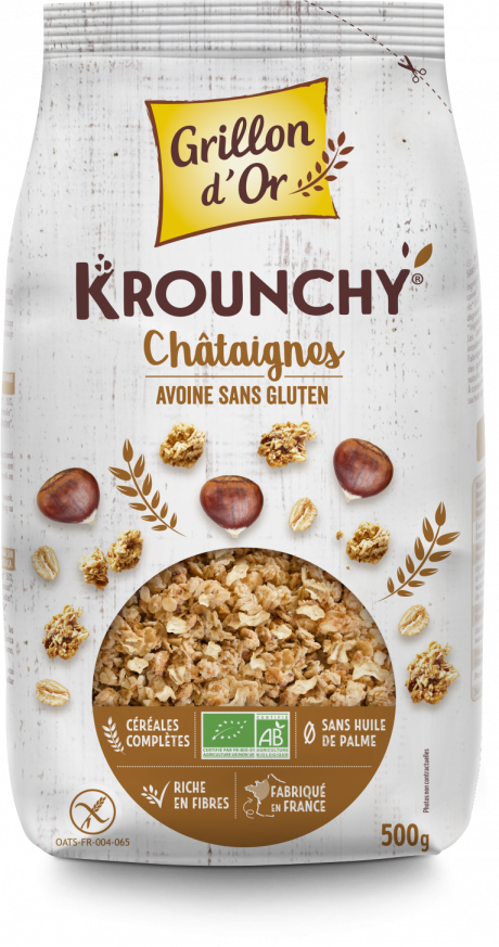 Krounchy chataignes sans gluten 500g GO AB