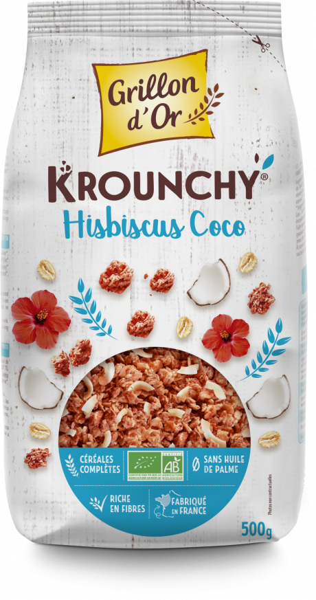 Krounchy hibiscus coco 500g GO AB