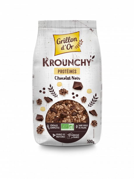 Krounchy chocolat proteines 500g GO AB