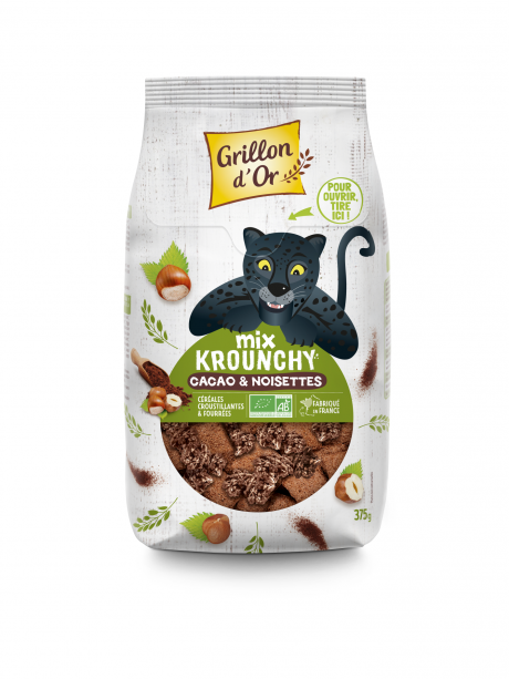 Mix krounchy cacao & noisettes 500g GO AB