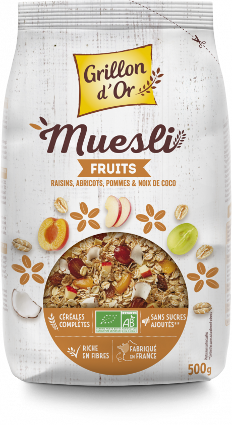 Muesli fruits 500g GO AB
