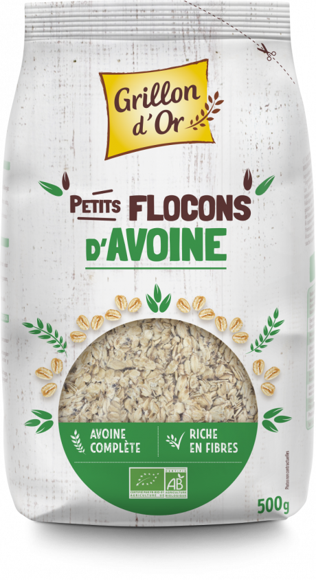 Petits flocons avoine 500g GO AB