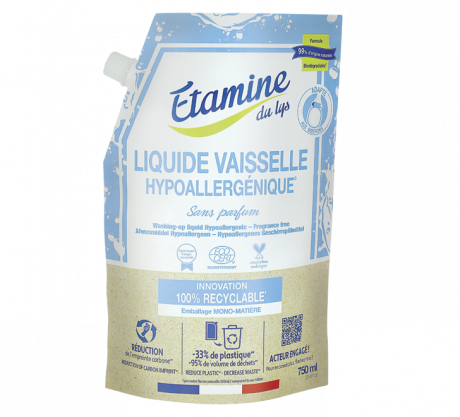 Doypack vaisselle hypoallergenique ss parfum