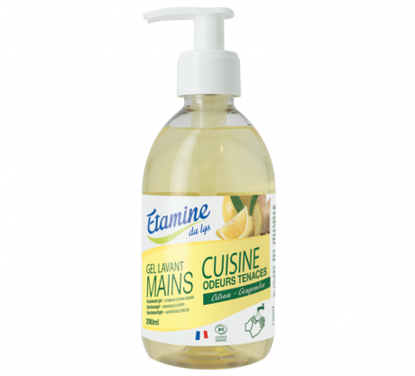 Gel lavant mains citron-gingembre