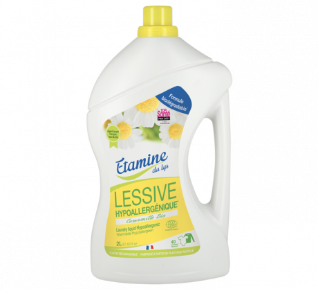 Lessive liquide hypoallergenique