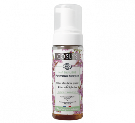 Mousse nettoyante peaux à tendance grasse