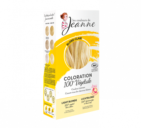 Coloration 100% vegetale - blond clair
