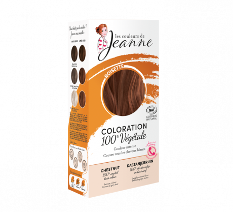 Coloration 100% vegetale - noisette