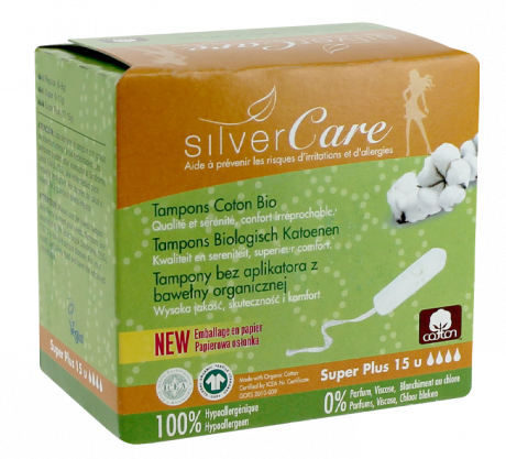 Tampon en coton bio - super plus (sa)