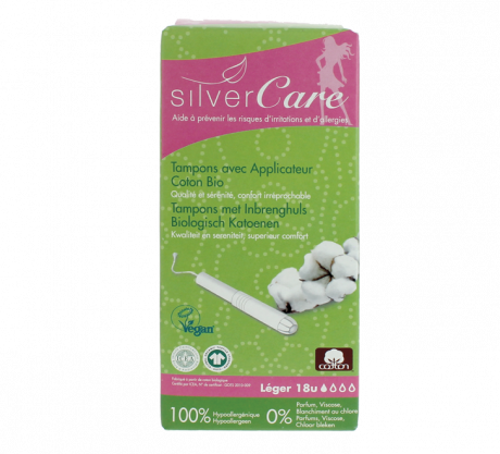 Tampon en coton bio - flux leger (ap)
