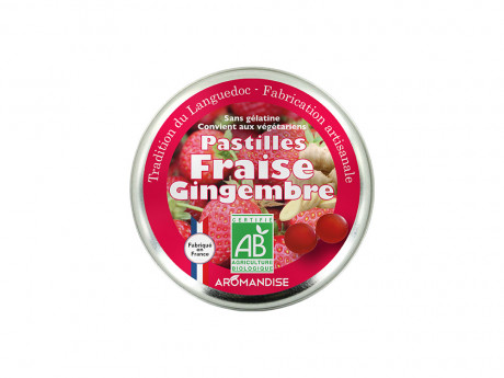 Pastilles fraise gingembre