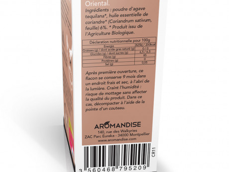 Cristaux d'huiles essentielles coriandre