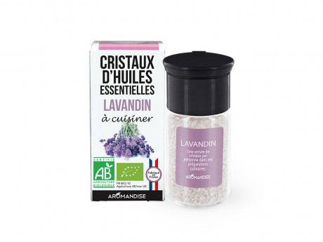 Cristaux d'huiles essentielles lavandin