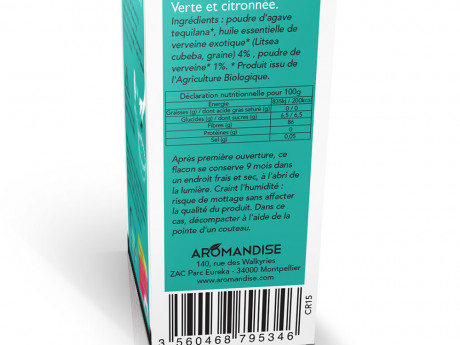 Cristaux d'huiles essentielles verveine