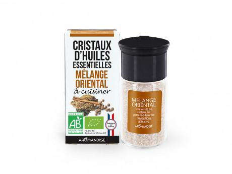 Cristaux d'huiles essentielles melange oriental 