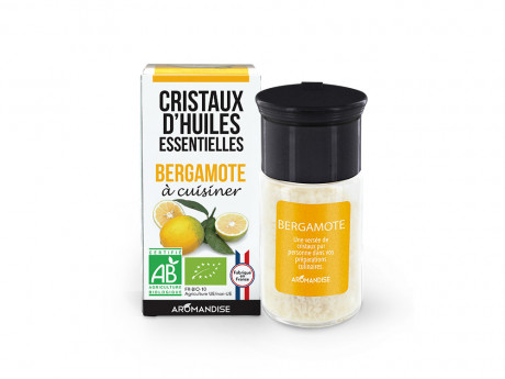 Cristaux d'huiles essentielles bergamote