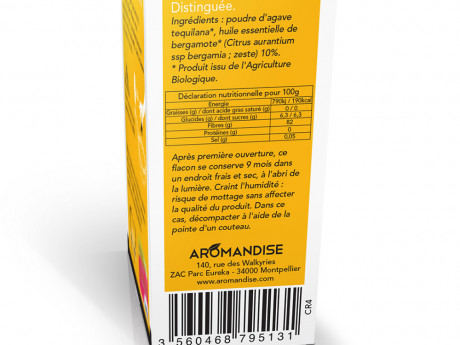 Cristaux d'huiles essentielles bergamote