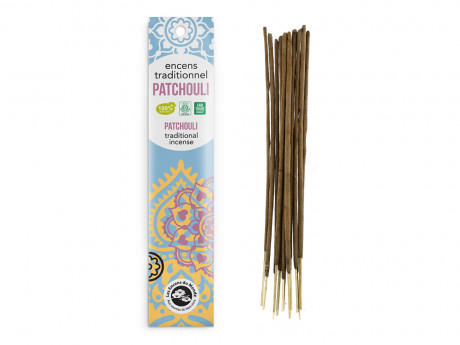 Encens indiens haute tradition patchouli tendre