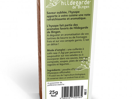 Poudre d'hysope bio Aromandise