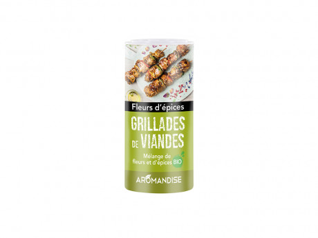 Fleurs d'epices grillades de viandes tube Aromandise
