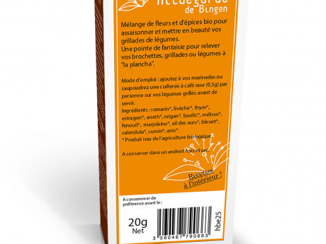 Fleurs d'epices grillades de legumes Aromandise