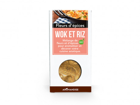 Fleurs d'epices wok et riz Aromandise