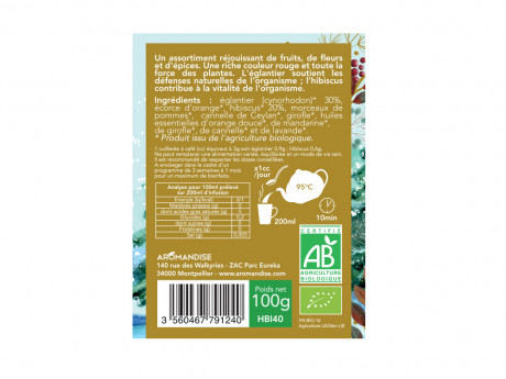 Tisane festive soiree hiver hild. vrac
aromandise