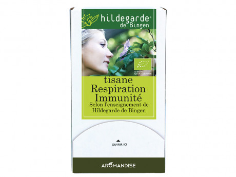 Tisane respiration immunite bio en sachets Aromandise 