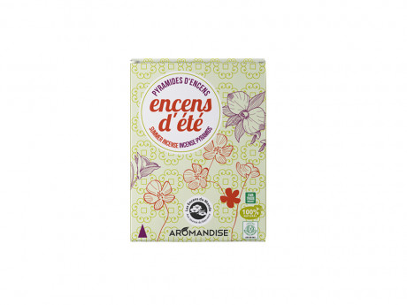 Pyramides d'encens, encens d'été Aromandise