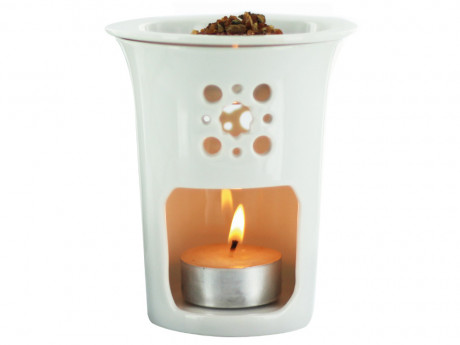 Diffuseur a bougies porcelaine "chauffe-plat"