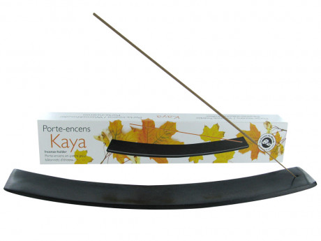Porte-encens kaya noir Aromandise
