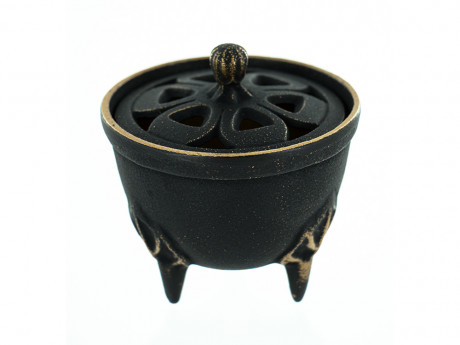 Porte-encens ecrin petales de fleurs Aromandise