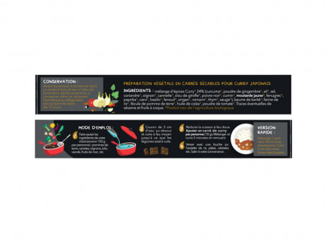 Sauce au carre curry japonais