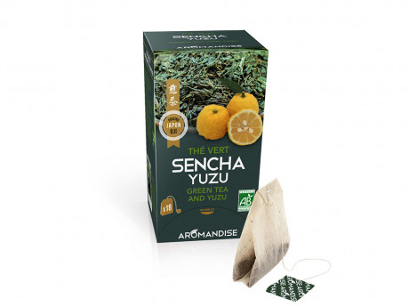 Sencha de uji et yuzu infusettes