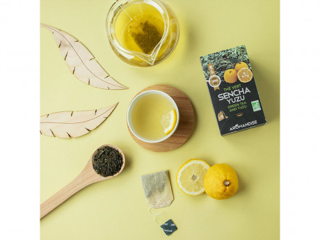 Sencha de uji et yuzu infusettes