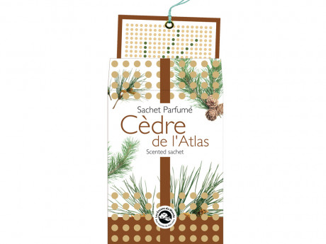 Sachet parfume cedre de l'atlas Aromandise