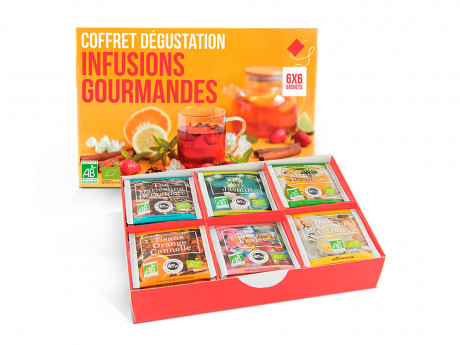 Coffrets thes et tisanes du monde bio Aromandise