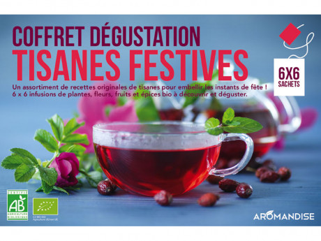 Coffret degustation tisanes festives 