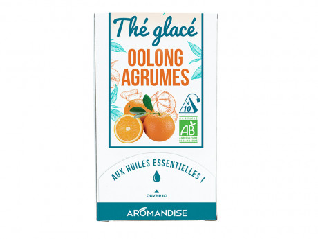 The glace the bleu-vert agrumes Aromandise