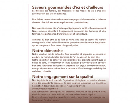 Tisane bio thym sauvage des garrigues et verveine Aromandise