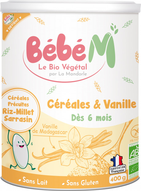 Céréales et Vanille - Dès 6 mois
