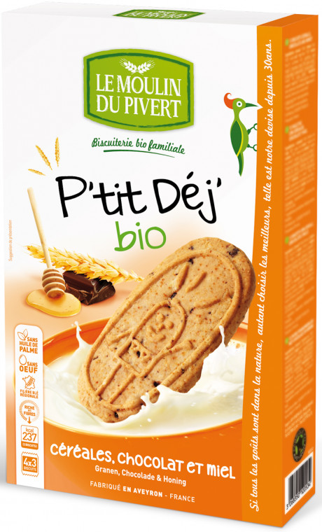 P'tit Dej Céréales, Miel et Chocolat
