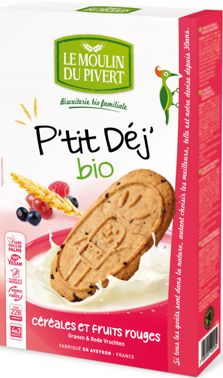 P'tit Dej Céréales et Fruits Rouges 