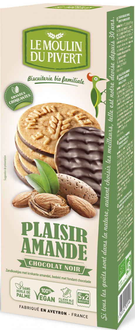 Plaisir Amandes nappé de chocolat noir